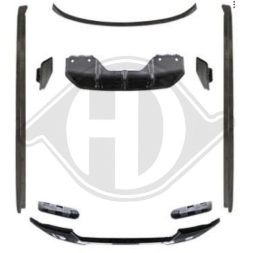 DIEDERICHS Lüftungsgitter, Stoßfänger HD Priority Parts
