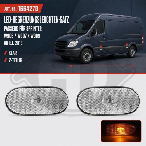 DIEDERICHS Reflector, luz de posi&ccedil;&atilde;o/delimitadora HD Tuning