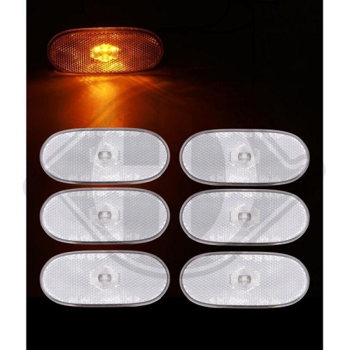 DIEDERICHS Reflector, luz de posi&ccedil;&atilde;o/delimitadora HD Tuning