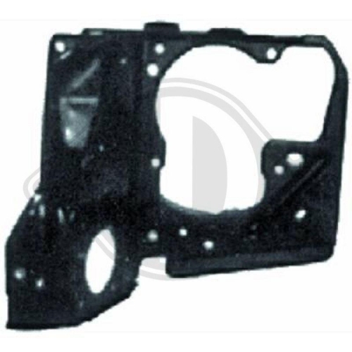DIEDERICHS Grelha de ventilador, pára-choques
