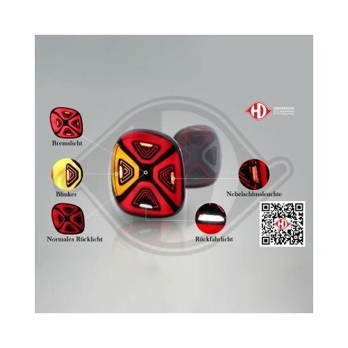 DIEDERICHS Achterlichtenset HD Tuning