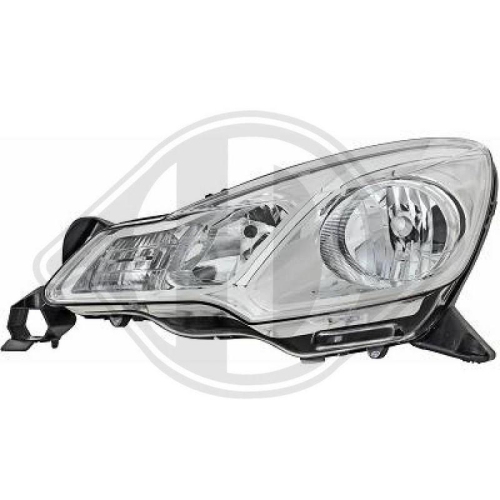 DIEDERICHS Vidro de espelho, espelho retrovisor exterior