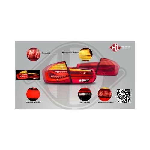 DIEDERICHS Juego luz trasera HD Tuning