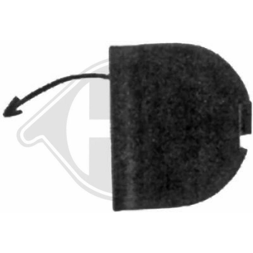 DIEDERICHS Vidro de espelho, espelho retrovisor exterior