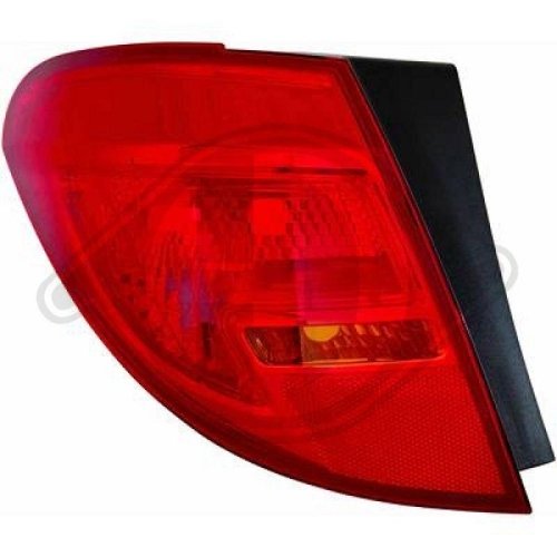 DIEDERICHS Vidro de espelho, espelho retrovisor exterior