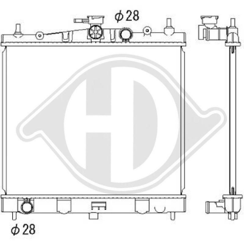DIEDERICHS Radiador, refrigeración del motor DIEDERICHS Climate