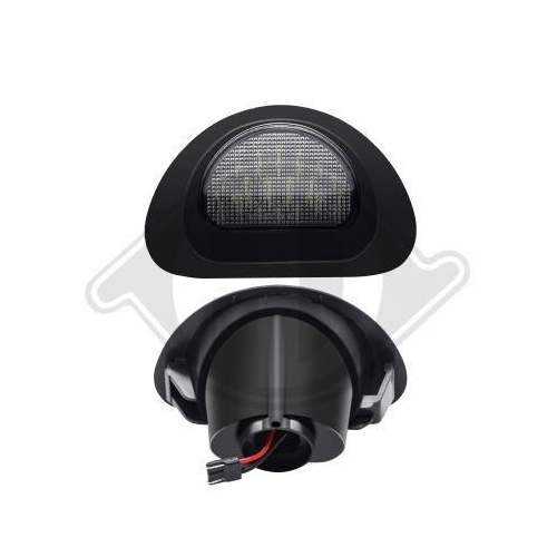 DIEDERICHS Luz de chapa de matrícula HD Tuning