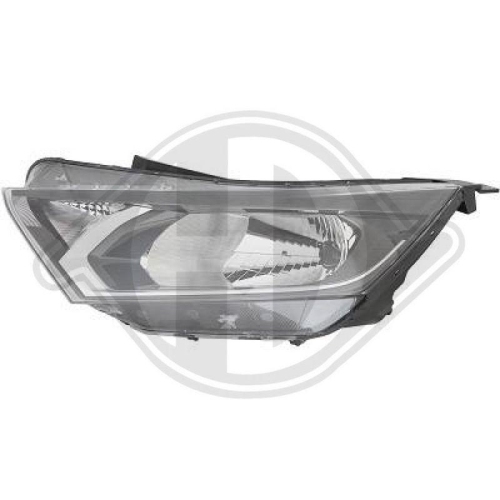 DIEDERICHS Vidro de espelho, espelho retrovisor exterior