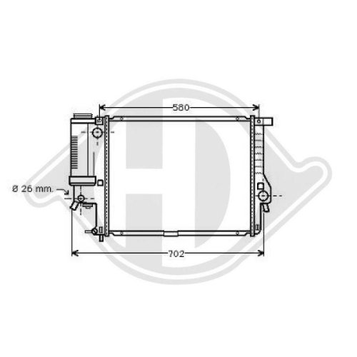 DIEDERICHS Radiador, refrigeración del motor DIEDERICHS Climate