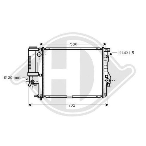 DIEDERICHS Radiador, refrigeración del motor DIEDERICHS Climate