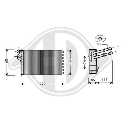 DIEDERICHS Radiador, refrigeración del motor DIEDERICHS Climate