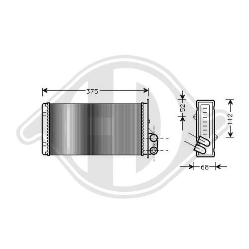 DIEDERICHS Radiateur, refroidissement du moteur DIEDERICHS Climate