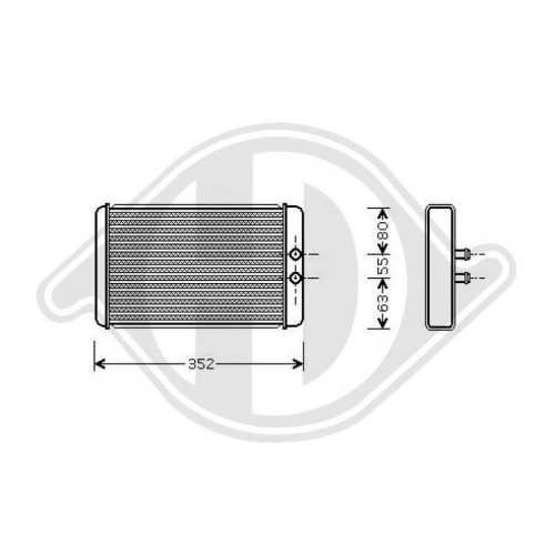 DIEDERICHS Motor su radyatörü DIEDERICHS Climate