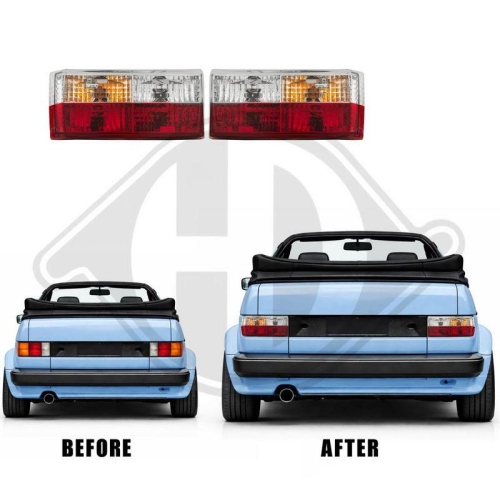 DIEDERICHS Jogo de farolins traseiros HD Tuning