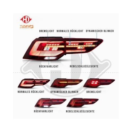 DIEDERICHS Kit fanalino posteriore HD Tuning