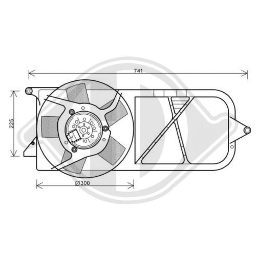 DIEDERICHS Radiateur, refroidissement du moteur DIEDERICHS Climate