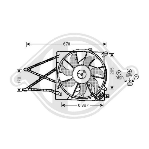 DIEDERICHS Radiador, arrefecimento do motor DIEDERICHS Climate