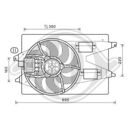 DIEDERICHS Radiador, arrefecimento do motor DIEDERICHS Climate