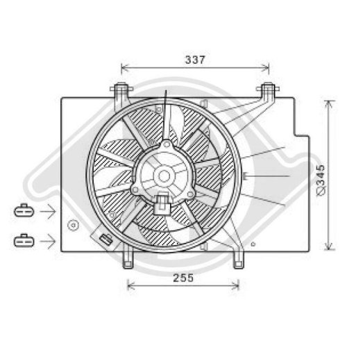 DIEDERICHS Radiador, arrefecimento do motor DIEDERICHS Climate