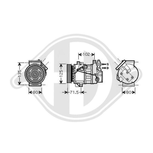 DIEDERICHS Radiador, refrigeración del motor DIEDERICHS Climate