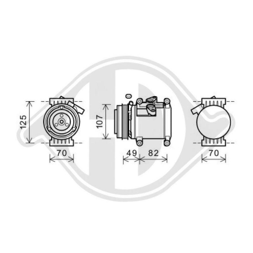 DIEDERICHS Radiador, arrefecimento do motor DIEDERICHS Climate