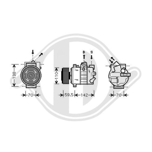 DIEDERICHS Radiador, refrigeración del motor DIEDERICHS Climate