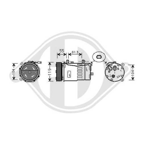 DIEDERICHS Radiador, arrefecimento do motor DIEDERICHS Climate