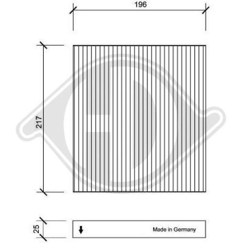 DIEDERICHS Radiateur, refroidissement du moteur DIEDERICHS Climate