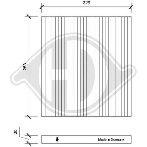 DIEDERICHS Radiateur, refroidissement du moteur DIEDERICHS Climate