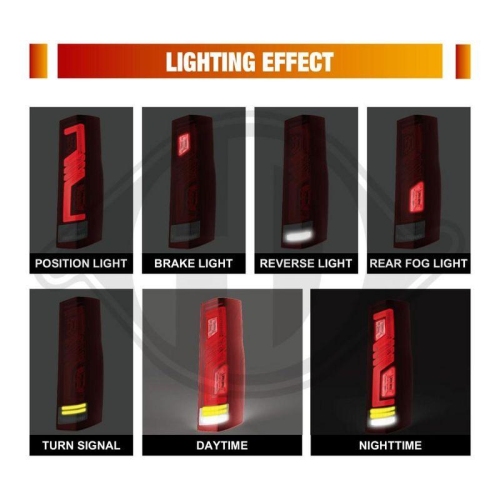 DIEDERICHS Juego luz trasera HD Tuning