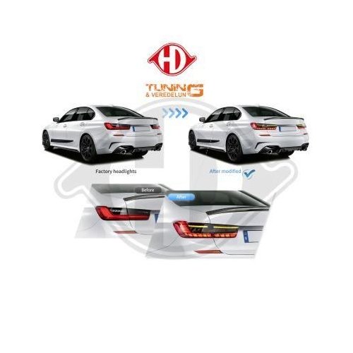 DIEDERICHS Jogo de farolins traseiros HD Tuning