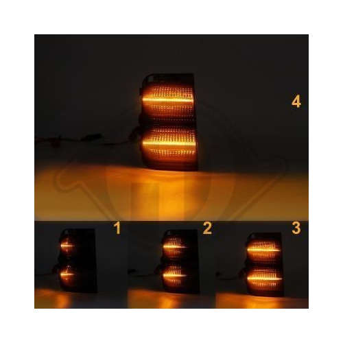 DIEDERICHS Lampa kierunkowskazu HD Tuning