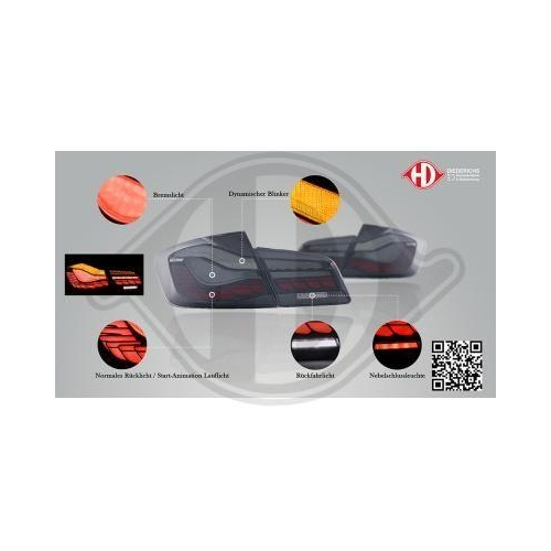 DIEDERICHS Juego luz trasera HD Tuning