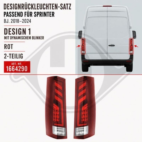 DIEDERICHS Arka aydınlatma seti HD Tuning