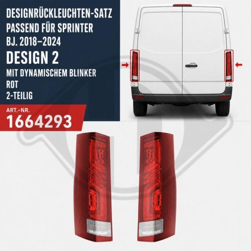 DIEDERICHS Juego luz trasera HD Tuning