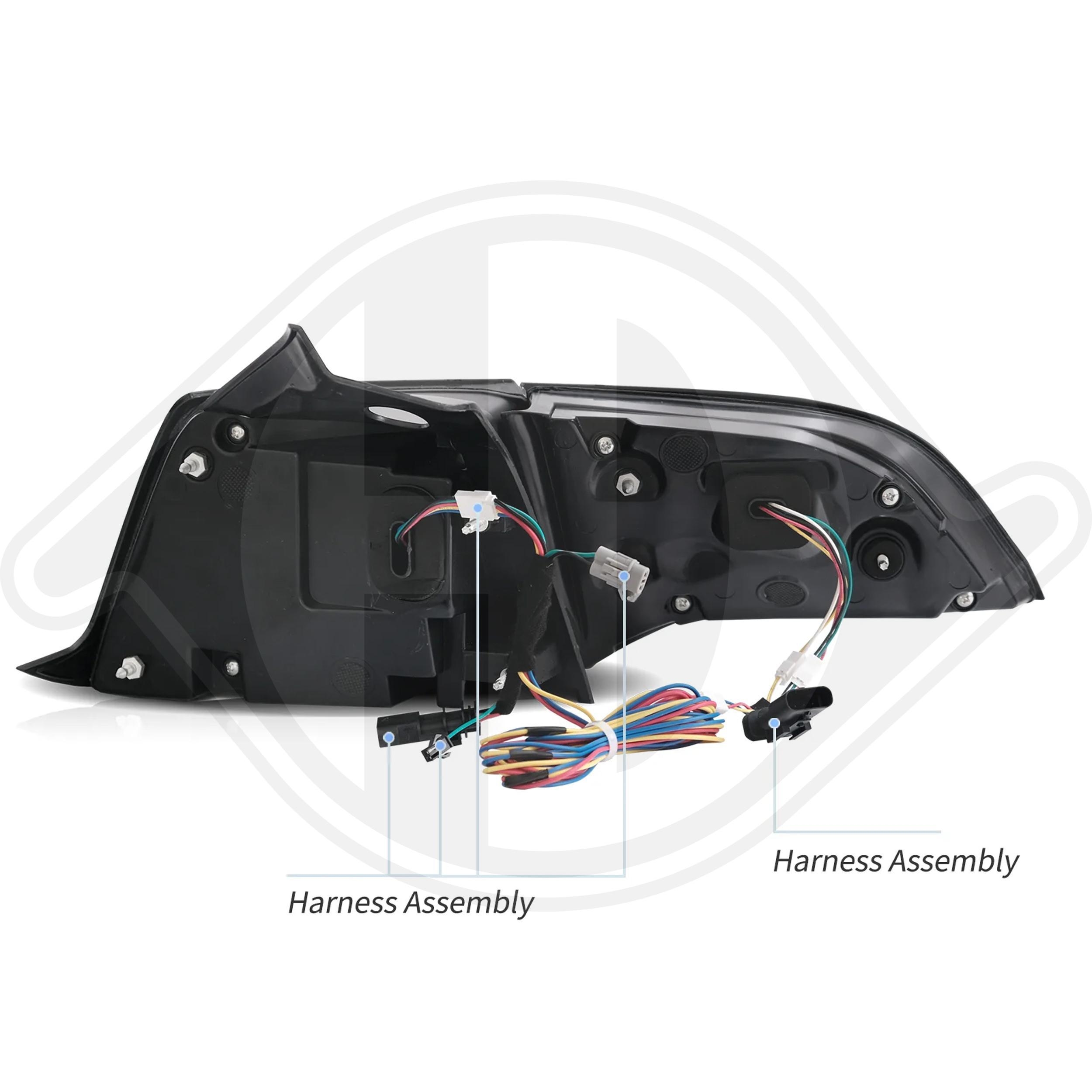 DIEDERICHS Jogo de farolins traseiros HD Tuning