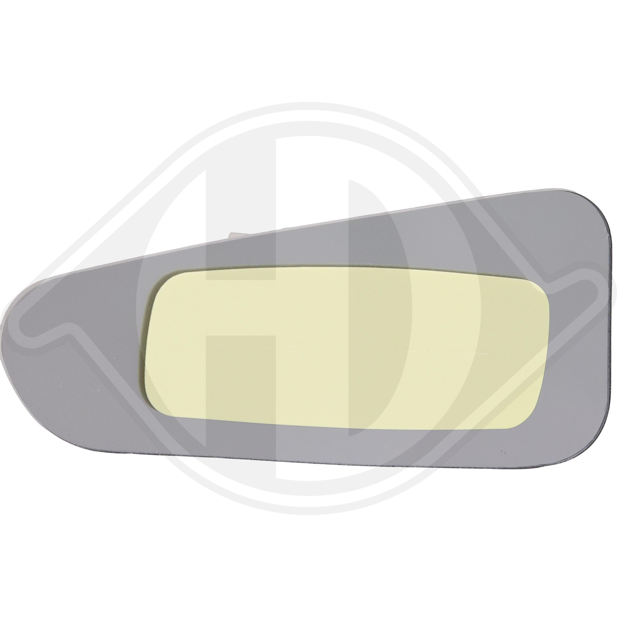 DIEDERICHS Vidro de espelho, espelho retrovisor exterior