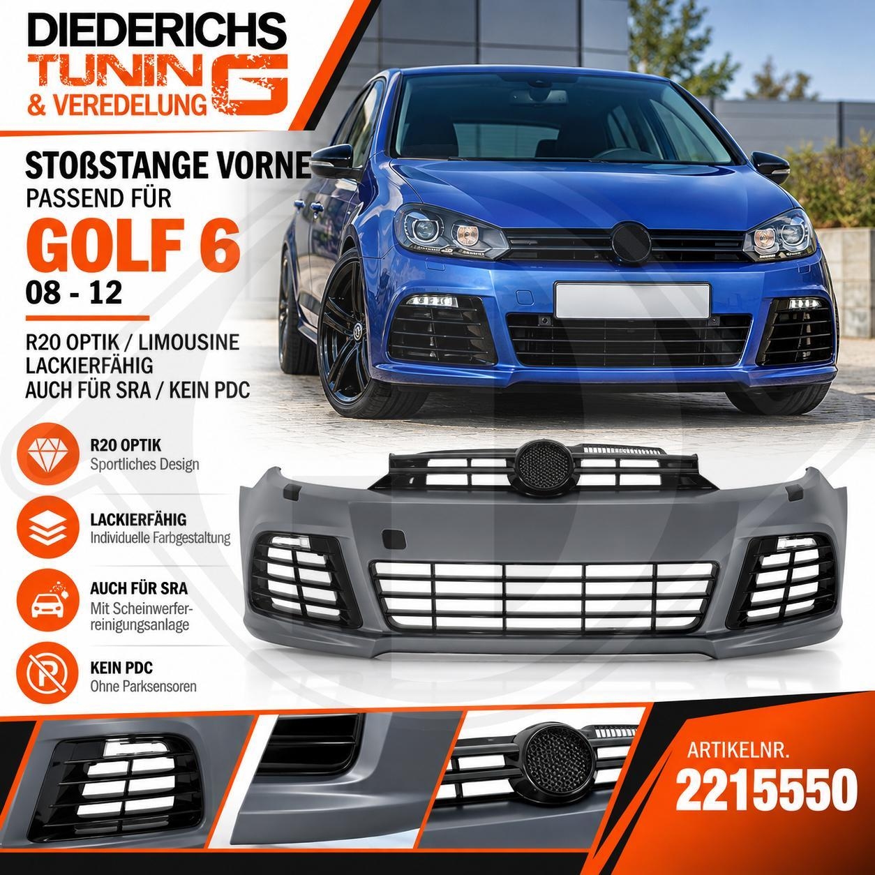 DIEDERICHS Parachoques HD Tuning