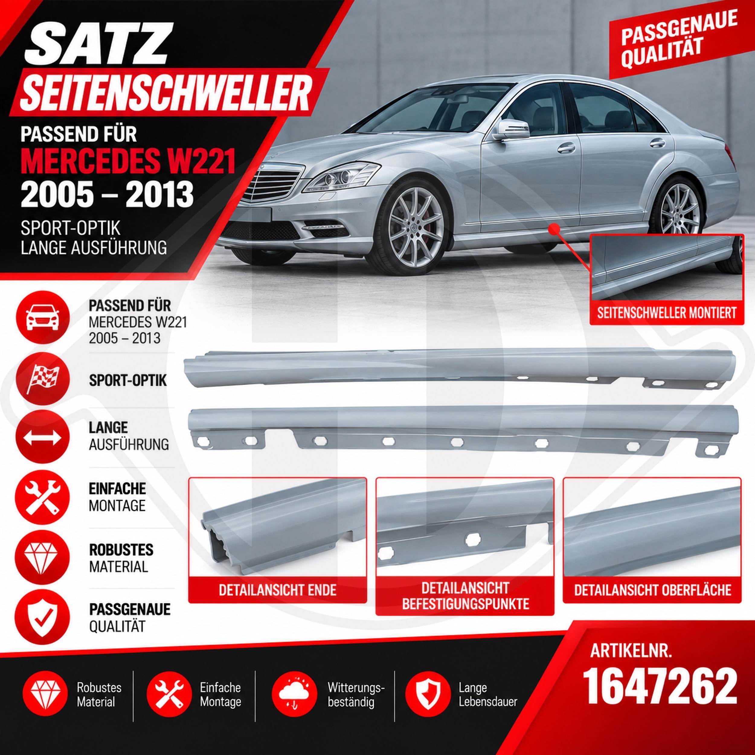 DIEDERICHS Rivestimento longherone HD Tuning