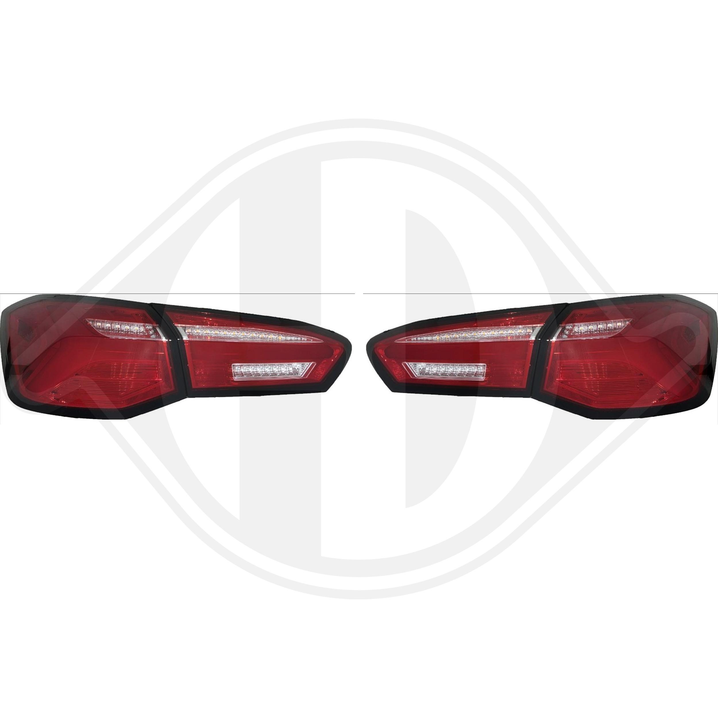 DIEDERICHS Jogo de farolins traseiros HD Tuning